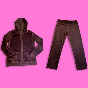 Brown BCBG tracksuit.